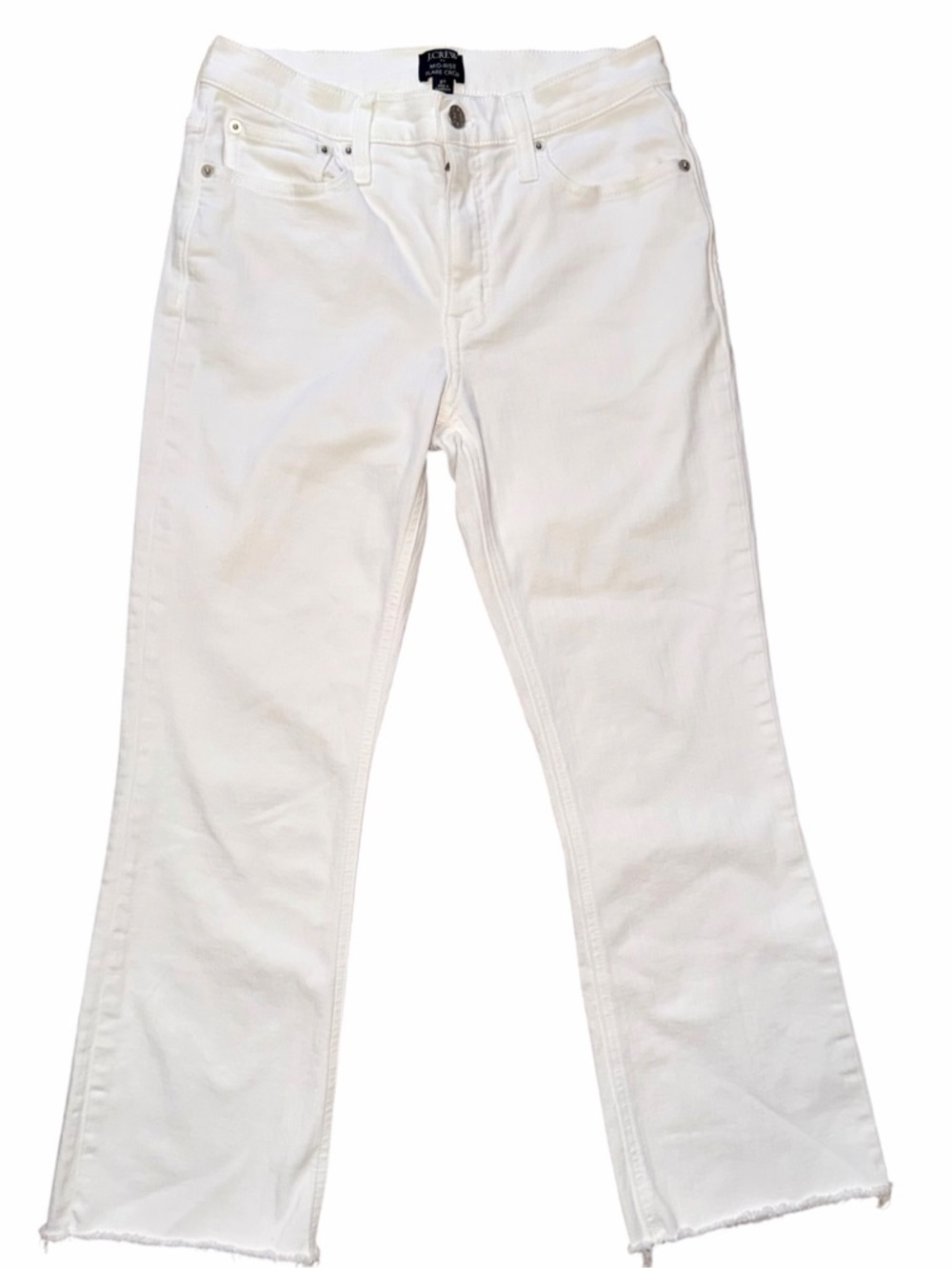 J. Crew Mid Rise Flare Cropped Size 27